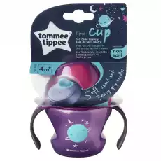 Tommee Tippee First Cup pierwszy kubek z uchwytami 4m Fioletowy 150ml Dla dziecka Akcesoria dla dzieci