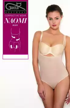 5714S Naomi Body modelujące pod biust Gatta czarny Odzież obuwie dodatki Bielizna damska Body