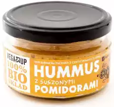 HUMMUS Z SUSZONYMI POMIDORAMI BIO 190 g VEGA UP Artykuły Spożywcze