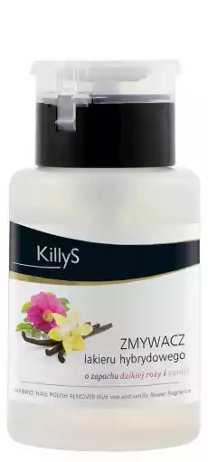 KillyS Hybrid Nail Polish Remover zmywacz lakieru hybrydowego pompka Dzika Róża Wanilia 150ml Zdrowie i uroda Kosmetyki i akcesoria Manicure i pedicure Zmywacze i korektory do paznokci