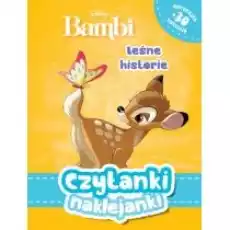 Czytanki naklejanki Disney Bambi Leśne historie Książki Dla dzieci