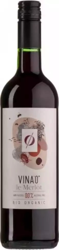 LE MERLOT BEZALKOHOLOWE BIO 750 ml VINA0 Artykuły Spożywcze Napoje