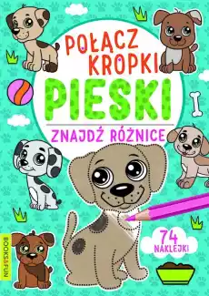 Pieski Połącz kropki znajdź różnicę Książki Dla dzieci