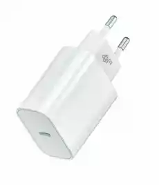 TB Ładowarka sieciowa USB C 20W biała Telefony i akcesoria