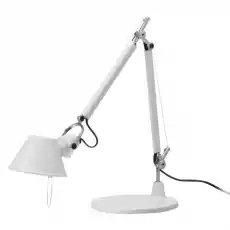 Artemide Lampa biurkowa Tolomeo Mini biała wys 54 cm Dom i ogród Wyposażenie wnętrz Oświetlenie Lampy stołowe