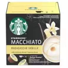 Starbucks Nescafe Dolce Gusto Kawa Vanilla Macchiatto w kapsułkach 6 x 165 g 6 x 55 g Artykuły Spożywcze Kawa