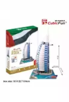 Puzzle 3D 101 el Wieżowiec Burj Al Arab Dla dziecka Zabawki Puzzle