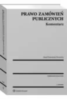 Prawo zamówień publicznych Komentarz Książki Ebooki