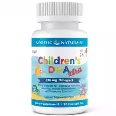 Childrens DHA Xtra 636 mg 90 kapsułek Nordic Naturals Zdrowie i uroda Zdrowie Witaminy minerały suplementy diety