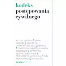 Kodeks Postępowania Cywilnego Książki Prawo akty prawne