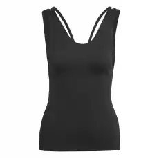 Tank top damski adidas YOGA STUDIO czarny HY5504 Odzież obuwie dodatki Koszulki