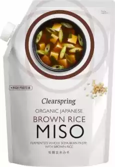 Miso z brązowego ryżu BIO 300g Clearspring Artykuły Spożywcze Przyprawy