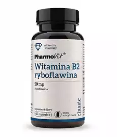 PHARMOVIT WITAMINA B2 RYBOFLAWINA 60 KAPS Zdrowie i uroda Zdrowie