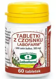 TABLETKI Z CZOSNKU x 60 tabletek Zdrowie i uroda Zdrowie FarmaceutykiLeki