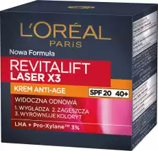 LOreal Paris Revitalift Laser X3 Krem antiaging o potrójnym działaniu z SPF 25 50ml Zdrowie i uroda Kosmetyki i akcesoria Pielęgnacja twarzy Kremy do twarzy