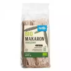 Niro Makaron orkiszowy razowy spaghetti 400 g Bio Artykuły Spożywcze Makarony