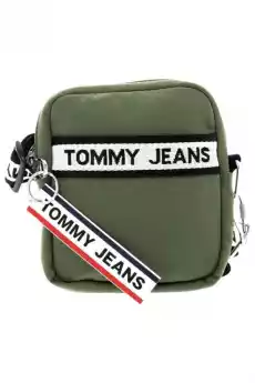 REPORTERKA MĘSKA TOMMY JEANS XM0XM01625 ZIELONA Odzież obuwie dodatki Galanteria i dodatki Saszetki