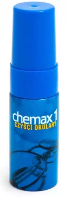 CHEMAX 1 Spray do czyszczenia okularów niebieski 25ml Zdrowie i uroda