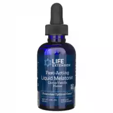 FastActing Liquid Melatonin 59 ml Life Extension Zdrowie i uroda Zdrowie Witaminy minerały suplementy diety