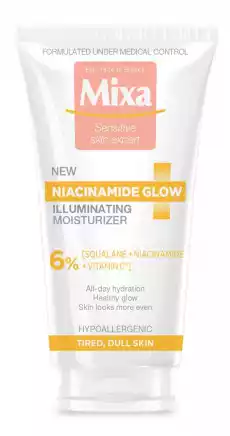 Mixa Niacinamide Glow rozświetlający krem nawilżający z niacynamidem i witaminą C 50 ml Zdrowie i uroda Kosmetyki i akcesoria Pielęgnacja twarzy Kremy do twarzy