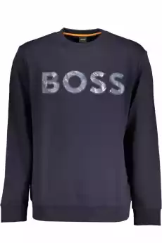 HUGO BOSS MAN NIEBIESKA BLUZA BEZ ZAMKA Odzież obuwie dodatki Odzież damska