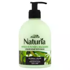 JOANNA Naturia Liquid Soap With Balm Oliwka 500ml Zdrowie i uroda Kosmetyki i akcesoria Kosmetyki i akcesoria do kąpieli Mydła