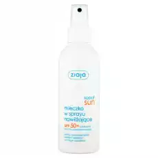 Ziaja Sopot Sun mleczko nawilżające w sprayu SPF50 170ml Zdrowie i uroda Kosmetyki i akcesoria Pielęgnacja ciała Balsamy mleczka peelingi do ciała