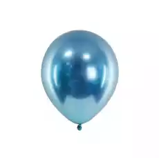 Balony lateksowe metaliczne niebieskie 30cm 50szt Gadżety Balony