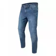 REBELHORN SPODNIE JEANS RAGE II TAPERED FIT BLUE Motoryzacja Akcesoria motocyklowe