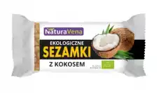 Sezamki z kokosem 27 g Bio NATURAVENA Artykuły Spożywcze Słodycze