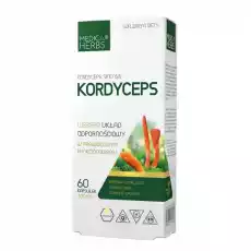 Kordyceps 600 mg 60 Kapsułek Medica Herbs Artykuły Spożywcze