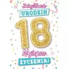 Karnet Urodziny 18 Prezenty Pakowanie prezentów