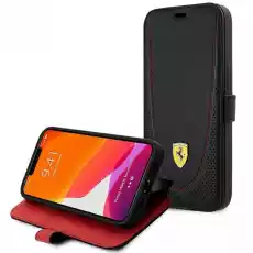 Ferrari FEFLBKP13LRGOK iPhone 13 Pro 61 czarnyblack book Leather Curved Line Telefony i akcesoria Akcesoria telefoniczne Etui