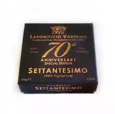 Saponificio Varesino Uomo mydło toaletowe 70th ANNIVERSARY w kartoniku 150g Zdrowie i uroda Kosmetyki i akcesoria Kosmetyki i akcesoria do kąpieli Mydła