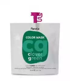 Fanola Color Mask maska koloryzująca 30ml Clover Green Zdrowie i uroda Kosmetyki i akcesoria Pielęgnacja i stylizacja włosów Farby i szampony koloryzujące