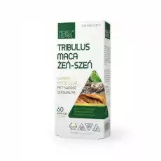 MEDICA HERBS Tribulus Maca Żeńszeń 60 kaps Artykuły Spożywcze