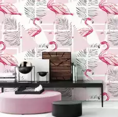 Tapeta na ścianę flamingo modernity rodzaj tapeta flizelinowa Dom i ogród