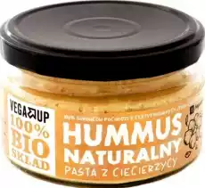 HUMMUS NATURALNY BIO 190 g VEGA UP Artykuły Spożywcze Pasty i smarowidła