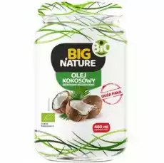 Big Nature Olej kokosowy RAFINOWANY BIO 480 ml Artykuły Spożywcze