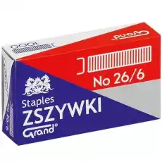 Zszywki Grand Nr 266 1000szt Biuro i firma Akcesoria biurowe Pozostałe akcesoria biurowe