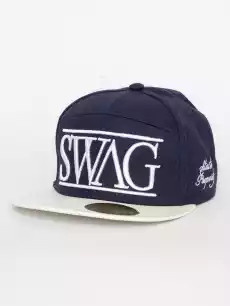 Czapka Z Daszkiem Strapback Granatowa Royal Blue Haft Lines Swag Odzież obuwie dodatki Galanteria i dodatki Nakrycia głowy Czapki z daszkiem