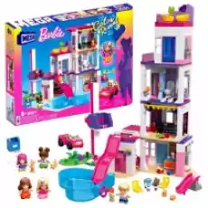 PROMO MEGA BLOKS Barbie Domek Marzeń DreamHouse Zestaw klocków HHM01 p4 MATTEL Dla dziecka Zabawki Klocki