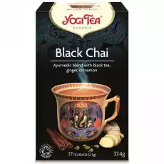 Herbata Czarna Black Chai z Imbirem i Cynamonem Bio 374 g 17x 22 g Yogi Tea Artykuły Spożywcze