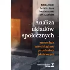 Analiza układów społecznych Książki Podręczniki i lektury