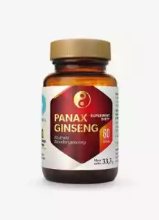 Panax Ginseng 60 kapsułek Hepatica Artykuły Spożywcze Produkty dietetyczne Suplementy