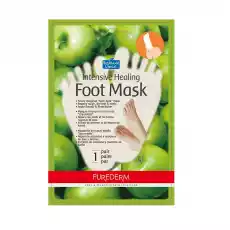 Purederm Intensive Healing Foot Mask skarpetki regenerujące Jabłko 1 para Zdrowie i uroda Kosmetyki i akcesoria Pielęgnacja dłoni i stóp