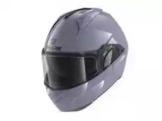 SHARK Kask szczękowy EVO GT BLANK szary Sport i rekreacja Sporty motorowe Kaski do sportów motorowych