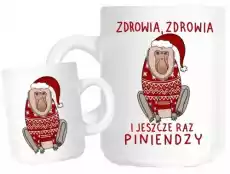 kubek na mikołajki z nosaczem z życzeniami Dom i ogród Wyposażenie kuchni Naczynia kuchenne Kubki