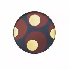 Ethnicraft Taca dekoracyjna Turkish Dots okrągła rozm S śr 48 cm Dom i ogród Wyposażenie kuchni Akcesoria kuchenne Tace i patery