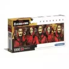 Puzzle panoramiczne 1000 el Netflix La Casa de Papel Clementoni Dla dziecka Zabawki Puzzle